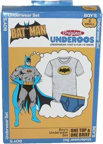 img 1 attached to Underoos Batman Superhero Underwear Shirt