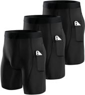 🏋️ niksa men's compression shorts: optimal performance in athletic apparel logo