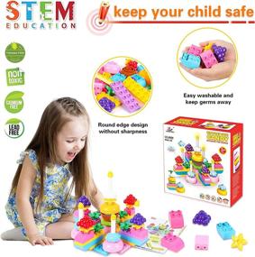 img 1 attached to 🏗️ Unleash Your Toddler's Imagination with the Building Birthday Creative Construction Set