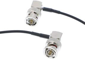 img 2 attached to 🔌 Flexible HD SDI Cable with Right Angle BNC Male to Male Connector for BMCC Video Camera by Alvin's Cables - Blackmagic RG179 Coax
