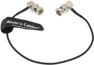 🔌 flexible hd sdi cable with right angle bnc male to male connector for bmcc video camera by alvin's cables - blackmagic rg179 coax logo