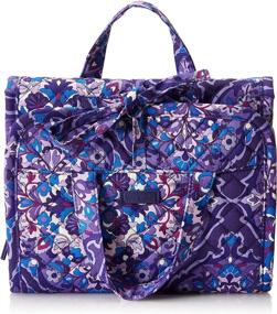 img 4 attached to Efficient and Stylish: Explore the Vera Bradley Compact Organizer Signature