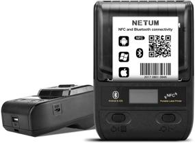 img 4 attached to 🖨️ NETUM Bluetooth Thermal Label Printer - Portable Barcode Printer for Clothing, Jewelry, Retail, Mailing, Barcode - Android &amp; iOS Compatible