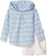 carters playwear 249g418: light stripe boys' clothing sets for trendy comfort logo