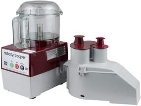 img 2 attached to 🤖 Robot Coupe R2N CLR Continuous Feed Combination Food Processor - 3-Quart Clear Polycarbonate Bowl, 1-HP, 120-Volts