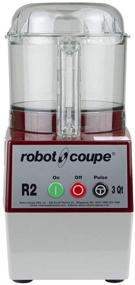 img 1 attached to 🤖 Robot Coupe R2N CLR Continuous Feed Combination Food Processor - 3-Quart Clear Polycarbonate Bowl, 1-HP, 120-Volts