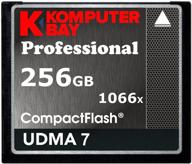 komputerbay 256gb professional compact flash card: unleash extreme speed with read 160mb/s, write 155mb/s and udma 7 raw capability logo