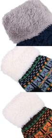 img 2 attached to 🧤 Cold Weather Accessories: Toddler Sherpa Winter Mittens Gloves for Boys