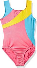 img 2 attached to 🤸 Girls' Little Fun Gymnastics Leotard by Jacques Moret