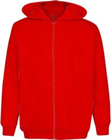 img 1 attached to 👦 High-Quality Hooded Fleece for Boys - Premium Boys' Clothing
