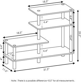 img 3 attached to Furinno Turn N Tube 3 Tier Display French