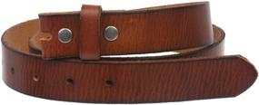 img 3 attached to 👛 Timeless Charm: Tanned Skinny Vintage Cowhide Leather Women's Accessories in Belts