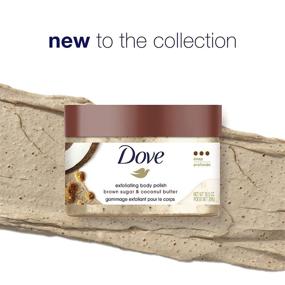 img 1 attached to 🧖 Dove Brown Sugar & Coconut Butter Body Scrub: Rejuvenate and Nourish with Silky Smooth Skin - 10.5 oz, 4 Count