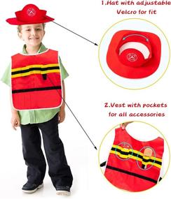 img 3 attached to 🧯 Toddler Firefighter Costume Accessories: Extinguisher