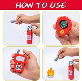 img 1 attached to 🧯 Toddler Firefighter Costume Accessories: Extinguisher