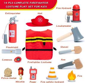 img 2 attached to 🧯 Toddler Firefighter Costume Accessories: Extinguisher