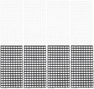 ๐ wsere 8 pieces fish tank divider | plastic grid aquarium bottom isolate board | filter tray & crate | 4 clear & 4 black logo