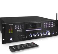 pyle pd1000bt: 4 channel pre amplifier receiver with 1000 watt rack mount bluetooth home theater system logo