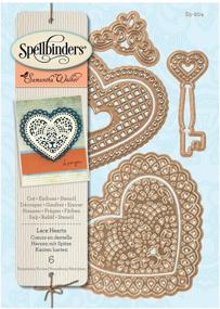 img 1 attached to ✂️ Unlock Your Creativity with Spellbinders S5-204 Shapeabilities Lace Hearts Die Templates