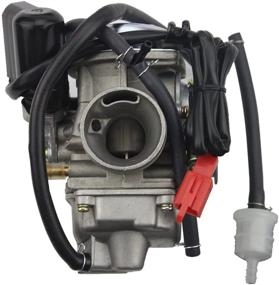 img 1 attached to 🛵 High-Performance GOOFIT PD24J Carburetor for GY6 150cc ATV Scooter with 157QMJ Engine