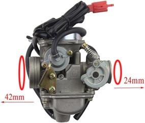 img 3 attached to 🛵 High-Performance GOOFIT PD24J Carburetor for GY6 150cc ATV Scooter with 157QMJ Engine
