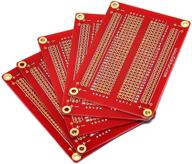 gikfun solderable breadboard 5pcs kit with gold plated finish - diy proto board pcb for arduino (gk1007) logo