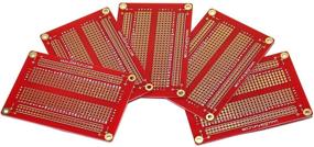 img 1 attached to Gikfun Solderable Breadboard 5PCS Kit with Gold Plated Finish - DIY Proto Board PCB for Arduino (GK1007)