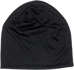 img 2 attached to 🎩 ICSTH Unisex Cotton Sleep Cap | Soft Beanie Street Dancer Hat | Watch Hat