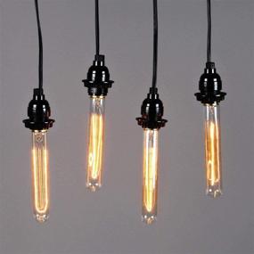 img 1 attached to 💡 EBD Lighting Chandelier with Incandescent Filament