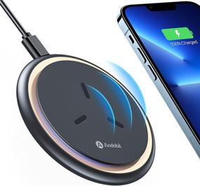 img 4 attached to andobil Wireless Charger: 10W/7.5W Fast Wireless Charging Pad for iPhone 13 Pro Max/12 Pro Max/Samsung Galaxy S21 S20 S10, Note 20/10 - Qi-Certified