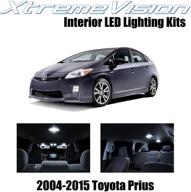 🚗 upgrade your toyota prius with xtremevision's pure white interior led kit (2004-2015) – includes 8 pieces and installation tool logo