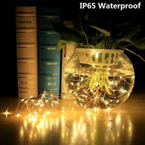 img 3 attached to 🌟 Solar String Lights: Sunlitec 100 LEDs Starry String Lights - Copper Wire Solar Lights for Outdoor Ambiance, Gardens, Homes - Perfect for Dancing, Christmas Party [2 Pack]