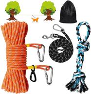 dog tie out cable camping dogs and training & behavior aids logo