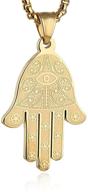 hzman нешипованный египетский ожерелье из нержавеющей стали для защиты мальчиков - стильные украшения логотип