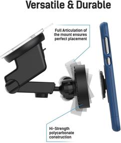 img 2 attached to 📲 LolliLockit Magnetic Grip Car Mount for Pop Phone Holder, with Dash/Window Socket Attachment - by LolliLocket (Patent Pending)