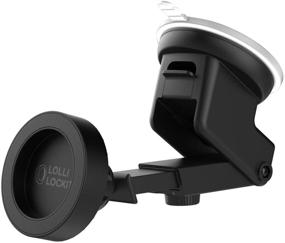 img 3 attached to 📲 LolliLockit Magnetic Grip Car Mount for Pop Phone Holder, with Dash/Window Socket Attachment - by LolliLocket (Patent Pending)