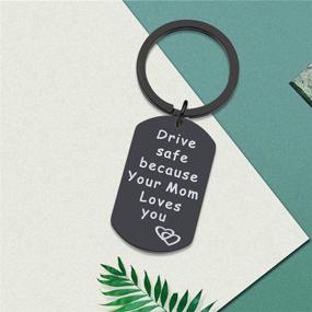 img 1 attached to 🎁 Stylish Black NEWNOVE Keychain – The Perfect Valentine and Christmas Gift