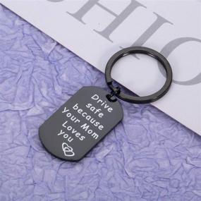 img 3 attached to 🎁 Stylish Black NEWNOVE Keychain – The Perfect Valentine and Christmas Gift