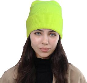 img 3 attached to UIEGAR Beanie Women Cuffed Winter Outdoor Recreation