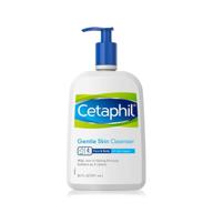 🌿 cetaphil gentle skin cleanser - hydrating face and body wash for sensitive and dry skin - non-irritating, won't clog pores - fragrance-free, soap-free, dermatologist recommended - 20 fl oz. logo