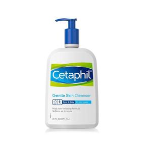 img 4 attached to 🌿 Cetaphil Gentle Skin Cleanser - Hydrating Face and Body Wash for Sensitive and Dry Skin - Non-Irritating, Won't Clog Pores - Fragrance-Free, Soap-Free, Dermatologist Recommended - 20 fl oz.