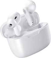 🎧 lelerat bluetooth 5.0 wireless earbuds with noise canceling, 3d stereo earpods, auto pairing, built-in mic, 24h play time, charging case - earphones for iphone and android logo