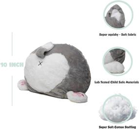 img 3 attached to Avocatt Husky Butt Reversible Plush