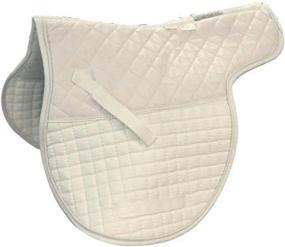 img 1 attached to Intrepid International Shaped Double Back English Saddle Pad