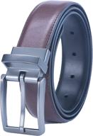 blueseagull reversible leather classic casual men's belt accessories logo