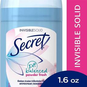 img 1 attached to 💦 Secret Invisible Solid Powder Fresh Anti-Perspirant Deodorant - Pack of 4 (1.60 oz)