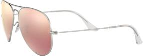 img 2 attached to RB3025 Aviator Flash Sunglasses by Ray Ban