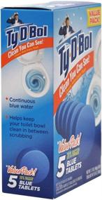 img 2 attached to Ty-D-Bol Toilet Cleaner: Powerful Cleaning and Freshness 🚽 for Your Bathroom – 5 Tablets, Pack of 5