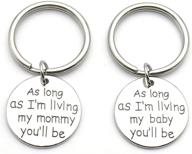 👩 keychain gift with heartwarming quote for mother-daughter bond logo