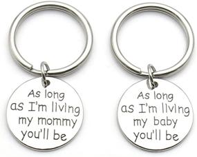 img 4 attached to 👩 Keychain Gift with Heartwarming Quote for Mother-Daughter Bond